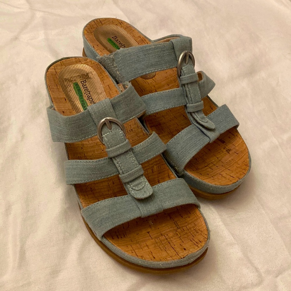 Slide on Denim style Sandals